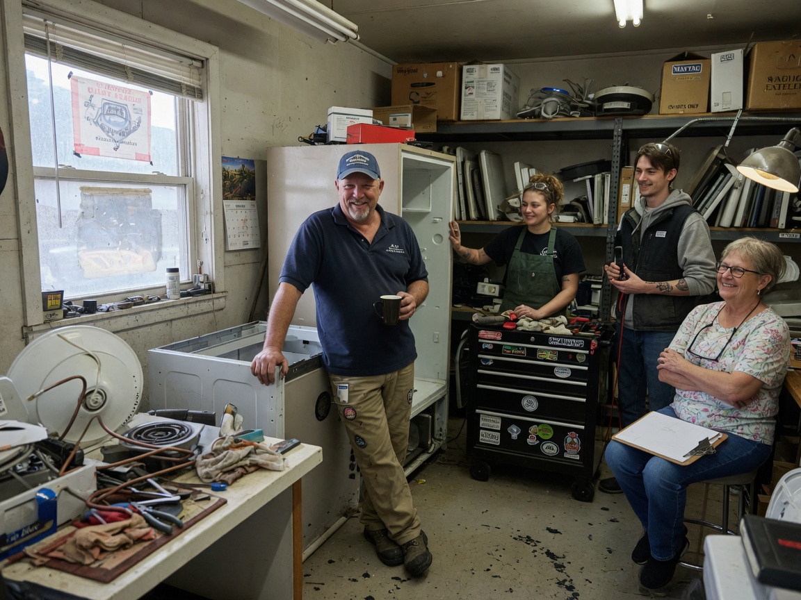 The Ashbury Co team at work in Village of Clarkston