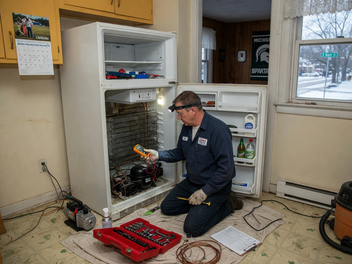 Refrigerator Repair in Village of Clarkston, MI